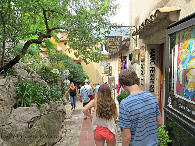 Quaint shops in Eze, France