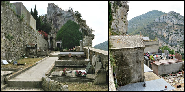 Medieval cemetery in Eze, France