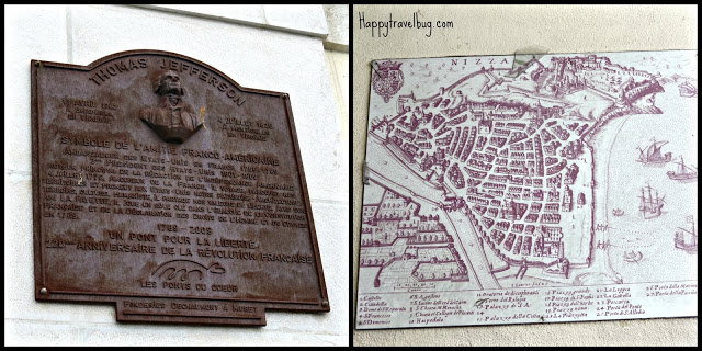 Thomas Jefferson and a map of Nice, France