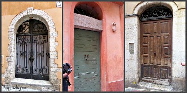 The doors of Nice, France