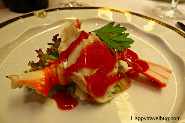 Alaskan Crab Legs on Holland America Cruise