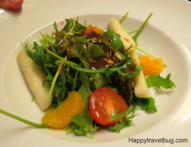 Arugula salad on Holland America Cruise