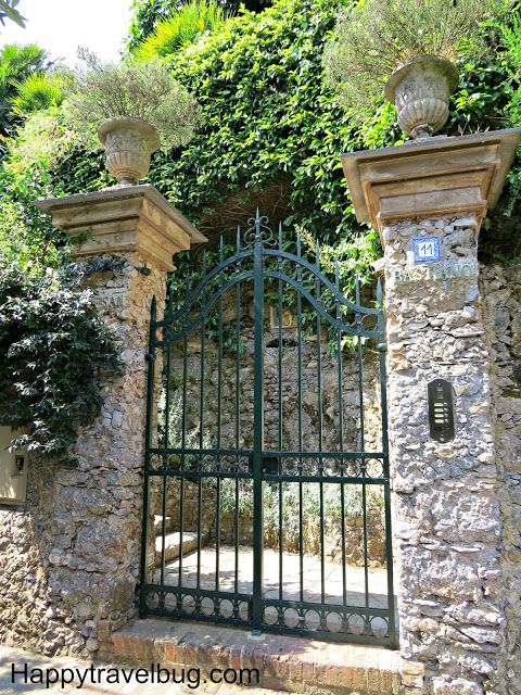 Entry gate to an Italian Villa