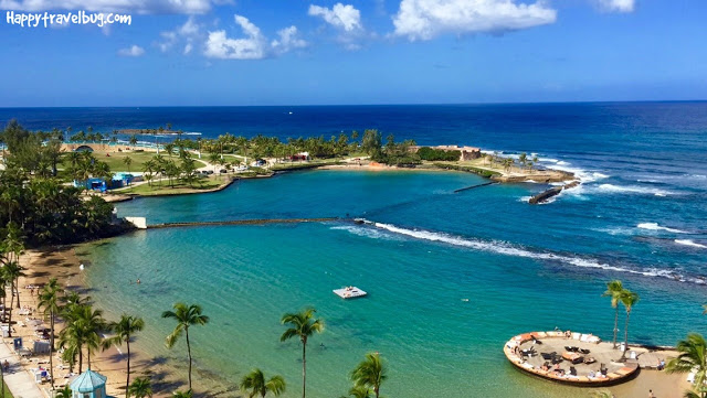 View from our room at the Caribe Hilton in San Juan, Puerto Rico