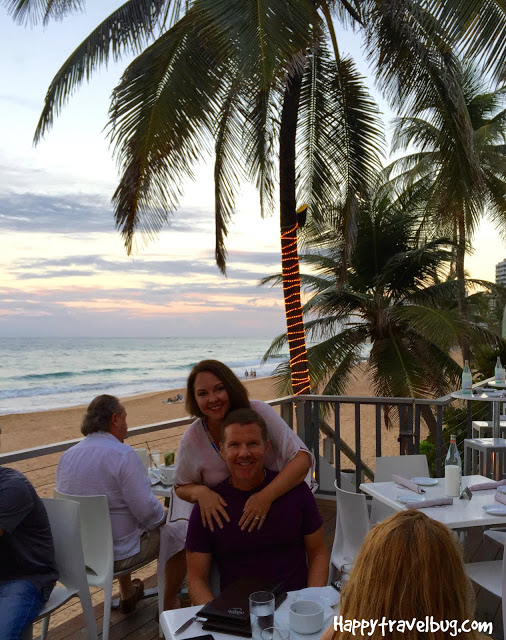 Dinner at Oceano in San Juan, Puerto Rico