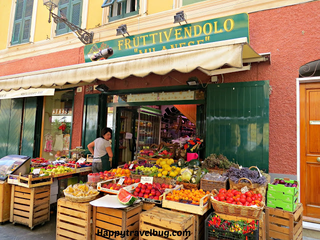 Italian market in Santa Margherita Ligure