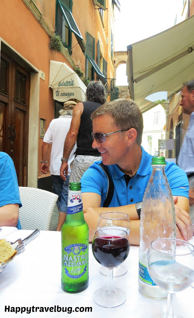 Lunch in Italy with my husband