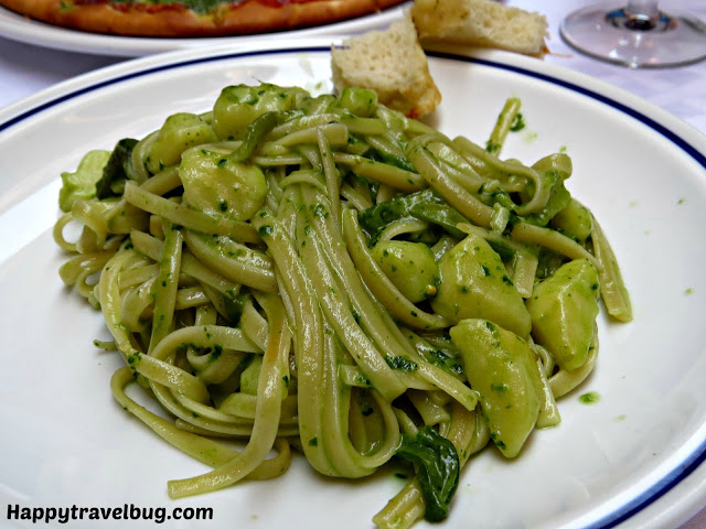 Pesto pasta in Italy