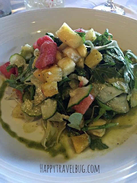 Watermelon Salad at Zozo's at the Sugar Mill in St John, USVI