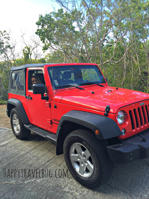 My red jeep for exploring St John, USVI