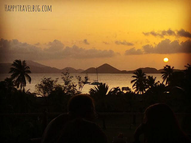 Dinner view from Zozo's in St. John, USVI