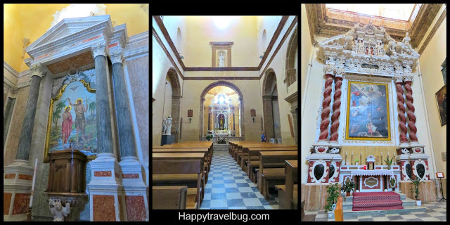 Inside a church: Alghero, Sardinia, Italy