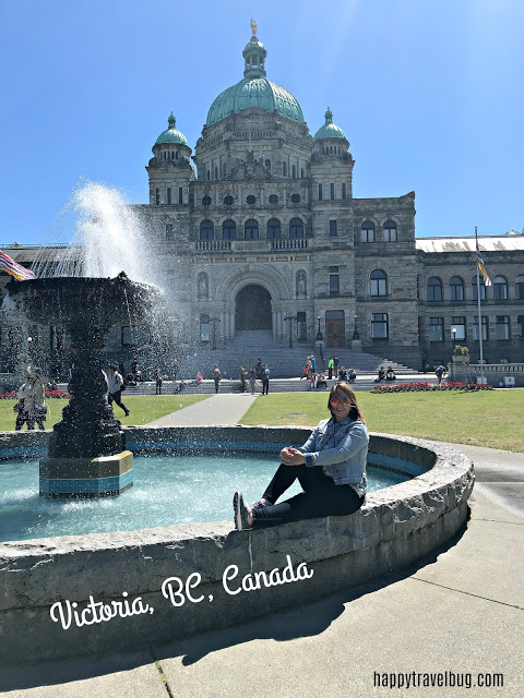 Parliament building in Victoria, BC, Canada