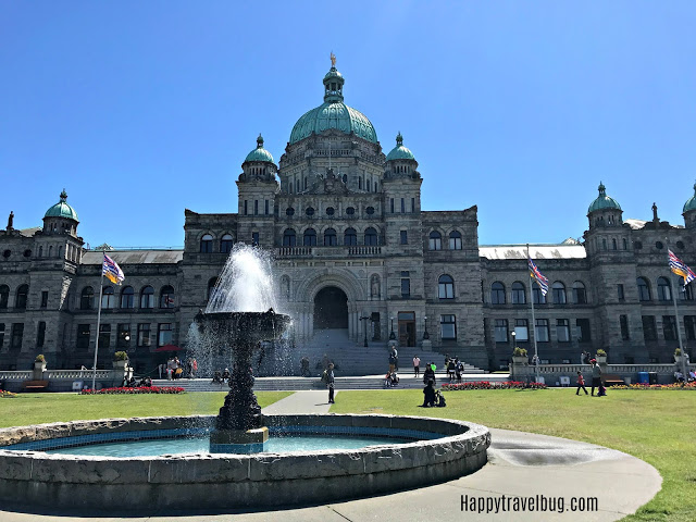 Parliament building in Victoria, BC