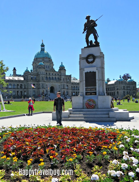Parliament building in Victoria, BC