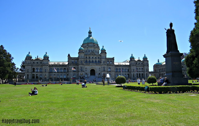 Parliament building in Victoria, BC