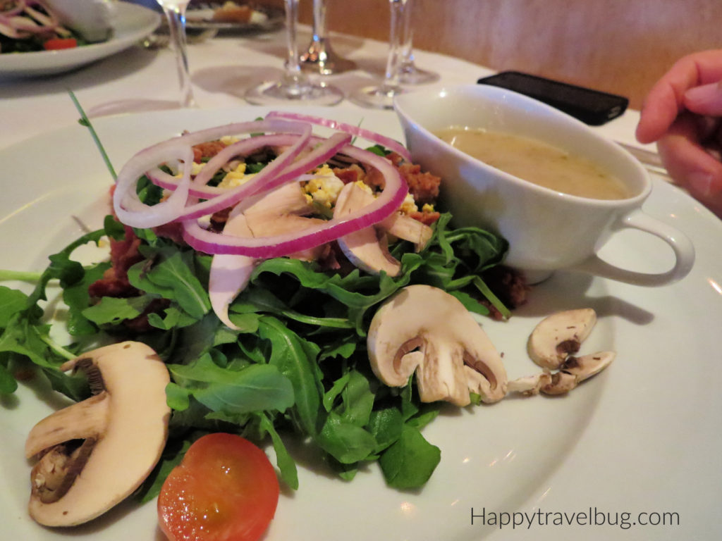 Arugula Salad from the Pinnacle Grill on Holland America Cruise line