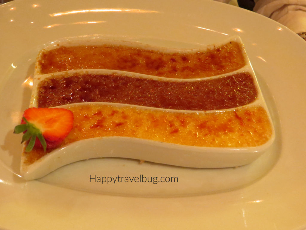 Creme Brulee from the Pinnacle Grill on Holland America Cruise Line