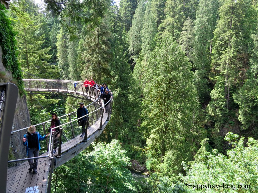 Cliffwalk at Capilano Suspension Bridge Park in Vancouver, Canada