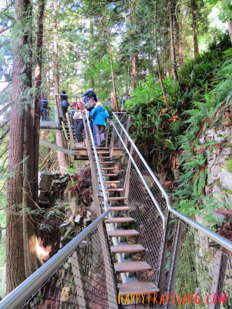 Cliffwalk at Capilano Suspension Bridge Park in Vancouver, Canada