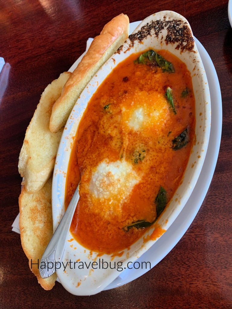 Eggs in Purgatory: a brunch egg entree with tomato sauce