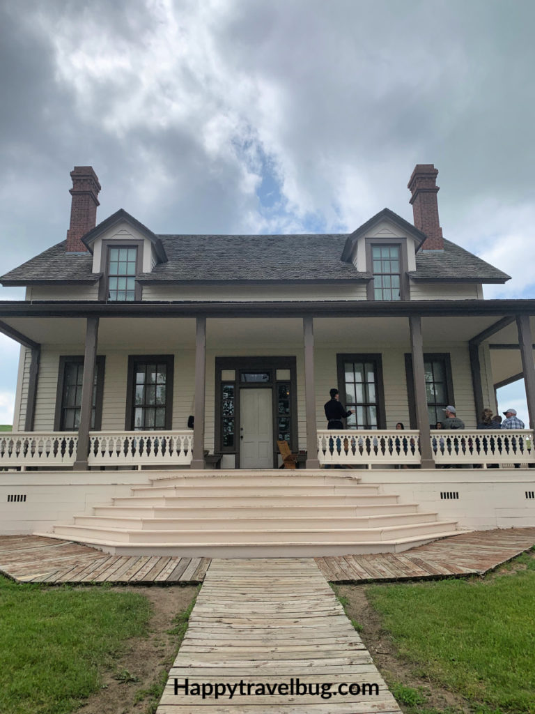 Replica of General Custer's house at Fort Abraham Lincoln State Park