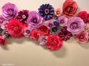 Paper flower art