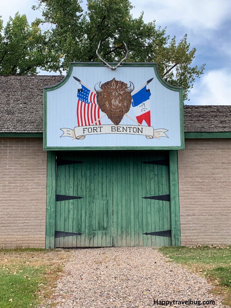 Old Fort Benton fort entrance