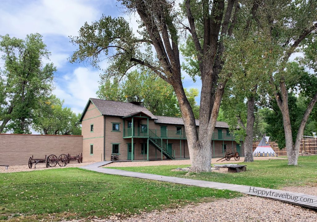 Courtyard of Old Fort Benton