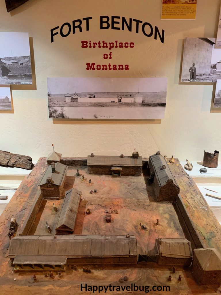 Replica of Old Fort Benton, Montana