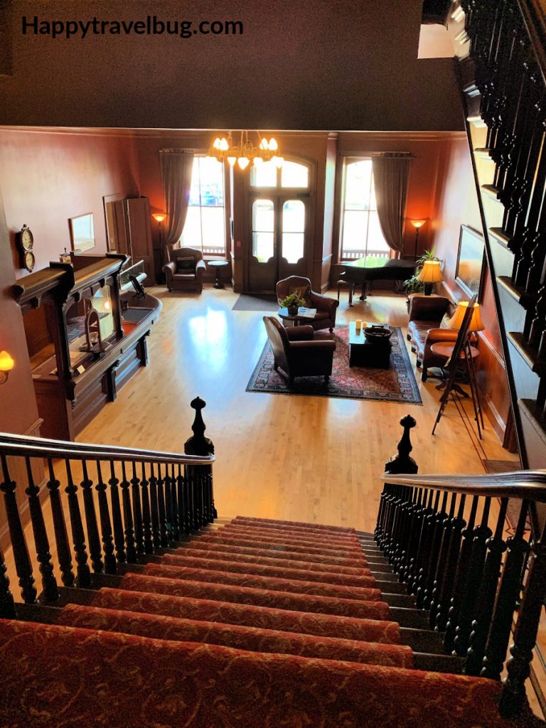 Historic hotel lobby